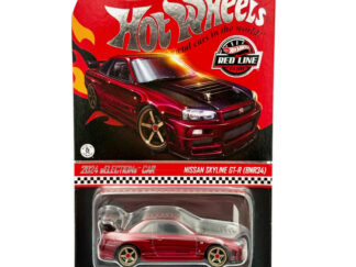 Hot Wheels RLC Nissan SkyLine R34 Vinho Cromado