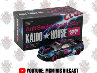 Mini GT Kaido House Anti Social Club Nissan SkyLine R34