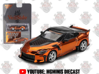Mini GT Nissan Fairlady Z VeilSide FFZ400 Laranja Cromado #1153