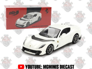BBR Models 1:64 Ferrari 812 Competizione Bianco Avus