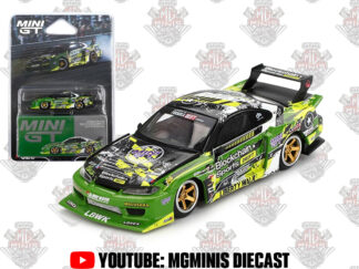 Mini GT Nissan Silvia S15 LBWK 555 Formula Drift Japan #823