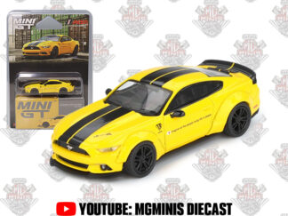 Mini GT LBWK FORD MUSTANG Triple Yellow #1077