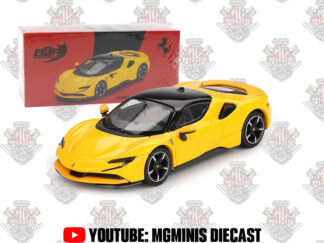 BBR Models Ferrari SF90 Giallo Modena Yellow