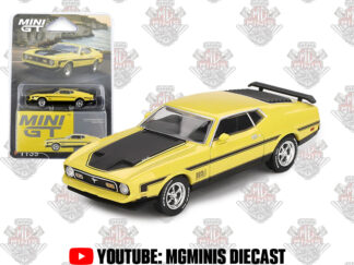 Mini GT  Ford Mustang Mach1 Grabber Yellow #1139