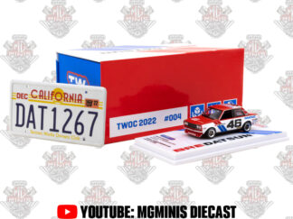 Tarmac Works BRE Datsun 510 Trans-Am 2.5 1972 #46 - TWOC 2022-23