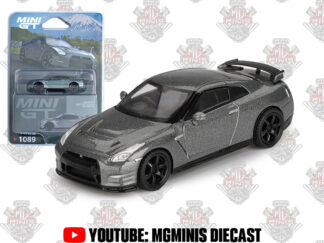 Mini GT Nissan GT-R R35 Nismo 2013 Dark Metal Gray #1089