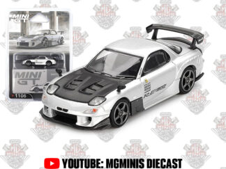 Mini GT Mazda RX-7 Re-Amemiya Silver #1106