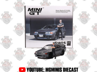 Mini GT Nissan Skyline GT-R R32 Nismo Gunmetal Tsugio Matsuda #869