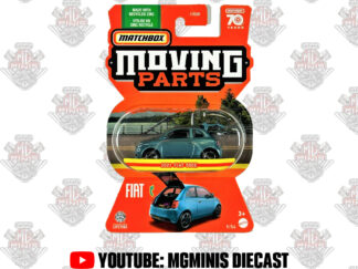Matchbox Moving Parts Fiat 500 Azul